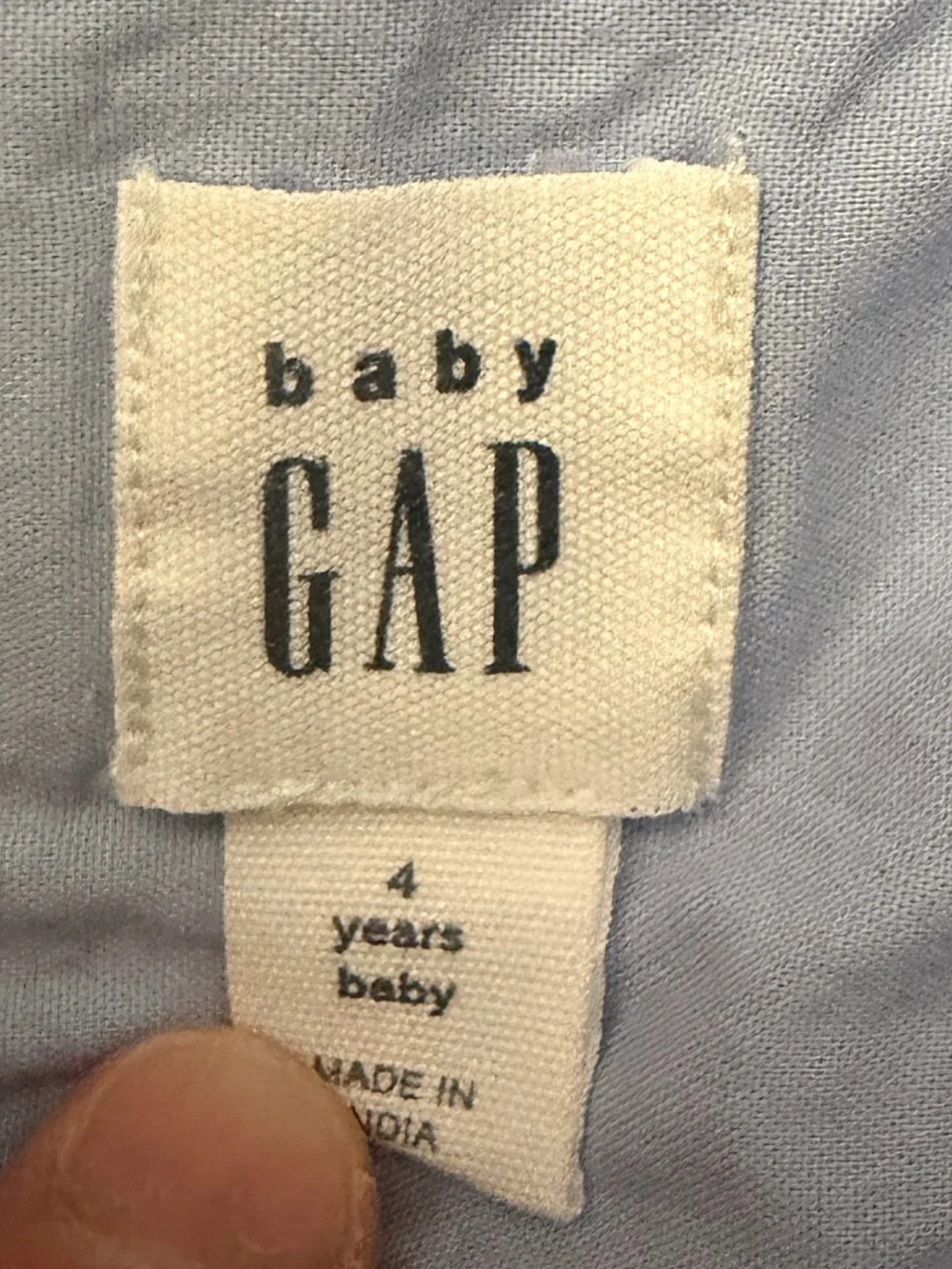 GAP Embroidered Organic Cotton Cabana Shirt 4T